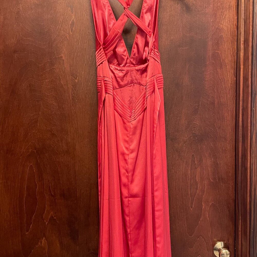 BCBGMaxAzria Raspberry gown - Picture 3 of 5